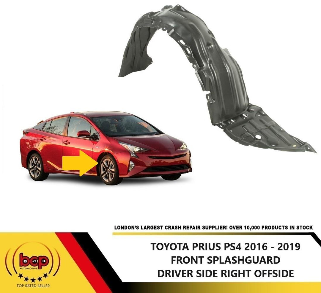 TOYOTA PRIUS 2016 - 2019 FRONT WHEEL ARCH SPLASH GUARD INNER ARCH TRIM RIGHT