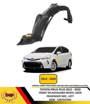 TOYOTA PRIUS PLUS 2012 - 2020 FRONT WING SPLASHGUARD ARCH INNER LEFT PASSENGER