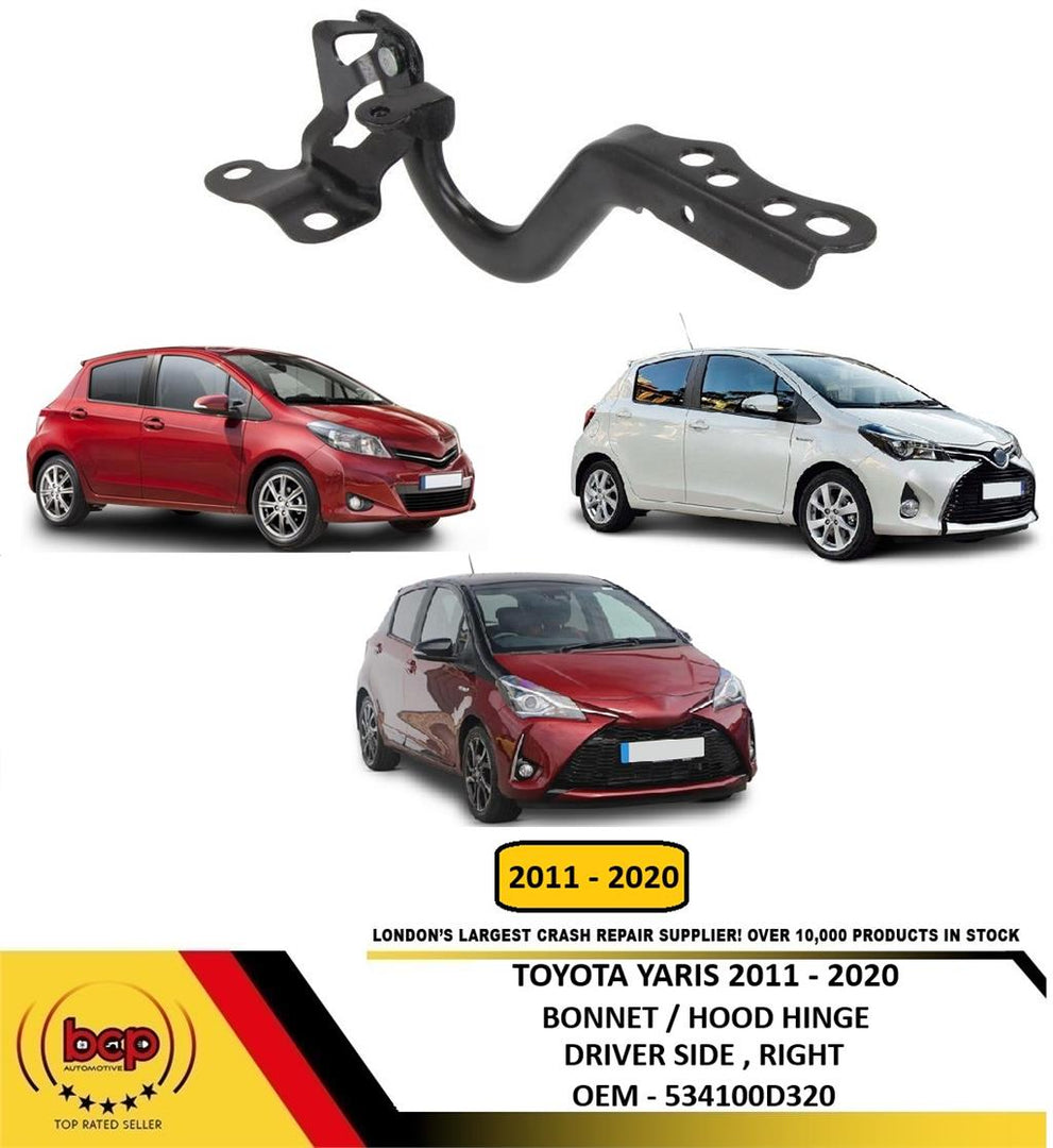 TOYOTA YARIS 2012 - 2019 BONNET HINGE DRIVER SIDE OFFSIDE BONNET HOLDER