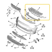 VAUXHALL CORSA F 2020 ON FRONT BUMPER GRILLE SUPPORT PANEL PLASTIC SLAM