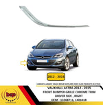 Load image into Gallery viewer, VAUXHALL ASTRA 2012–2015 FRONT BUMPER GRILLE CHROME TRIM MOULDING DRIVER RIGHT
