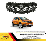 Load image into Gallery viewer, VAUXHALL MOKKA X 2016 - 2019 GRILLE FRONT RADIATOR TOP GRILLE NO CHROME OR BADGE
