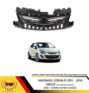 VAUXHALL CORSA D 2011- 2014 GRILLE UPPER CENTRE NEW 1320180