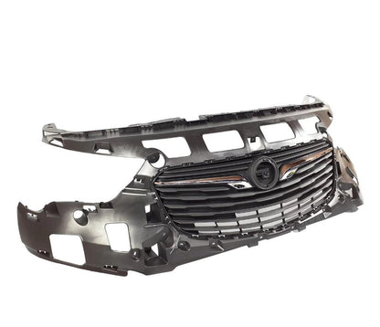 VAUXHALL COMBO 2018 - 2024 FRONT BUMPER UPPER RADIATOR GRILLE WITH CHROME TRIMS