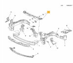 Load image into Gallery viewer, VAUXHALL ASTRA 2010 - 2016 FRONT FRONT PANEL UPPER SLAM PANEL TOP LOCK 13288975