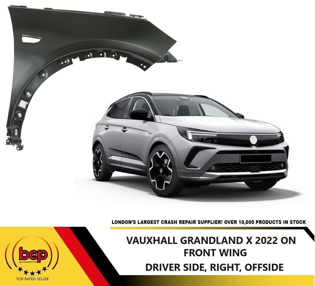 VAUXHALL GRANDLANDX 2022 ONWARD FRONT WING DRIVERS SIDE FENDER PANEL RIGHT