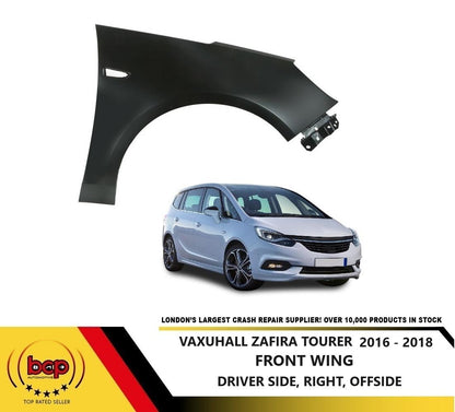 VAUXHALL ZAFIRA TOURER 2016 - 2018 FRONT WING FENDER OFFSIDE RIGHT DRIVERS SIDE