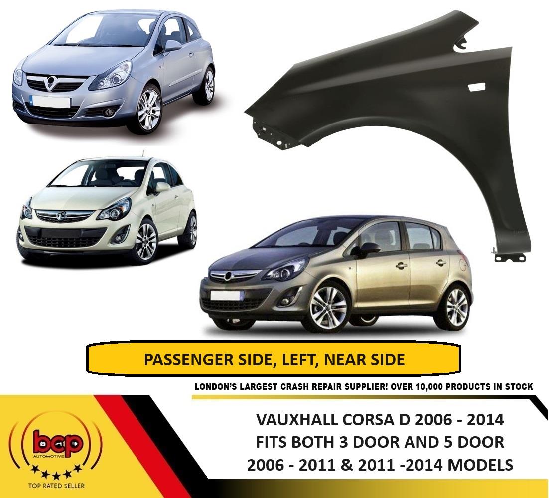VAUXHALL CORSA D 2006-2014 FRONT WING PASSENGERS SIDE LEFT NEARSIDE NEW