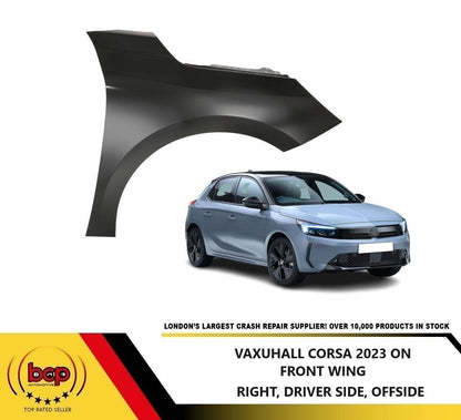 VAUXHALL CORSA F FRONT WING 2023 ON FENDER PANEL RIGHT DRIVERS SIDE FACELIFT