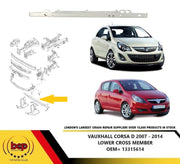 Vauxhall Corsa D 2007 - 2014 FRONT LOWER CROSSMEMBER O.E 13315614 RAD SUPPORT