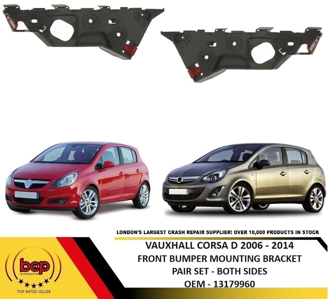 VAUXHALL CORSA D  2006 - 2015 FRONT BUMPER TO WING BRACKET  LEFT AND RIGHT
