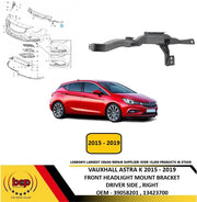 VAUXHALL ASTRA K FRONT BUMPER BRACKET HEADLAMP MOUNT 2015 – 2019 RIGHT O/S