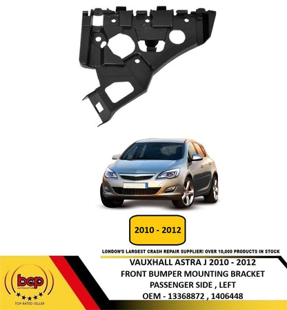 VAUXHALL ASTRA J 2010 – 2012 FRONT BUMPER MOUNTING BRACKET GUIDE PASSENGER LEFT
