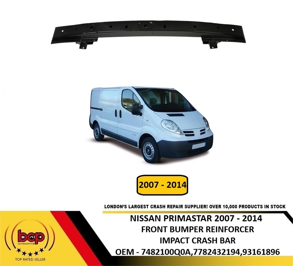 Nissan Primastar 2007 - 2014 FRONT BUMPER REINFORCEMENT BAR CARRIER  CRASH BEAM