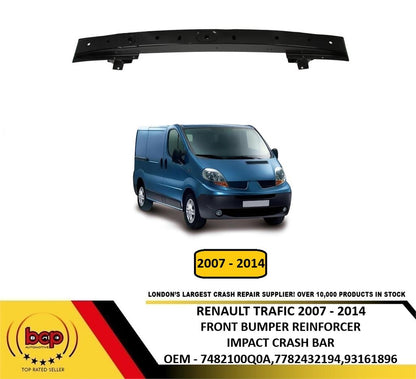 Renault Trafic 2007 - 2014  FRONT BUMPER REINFORCEMENT BAR CARRIER  CRASH BEAM