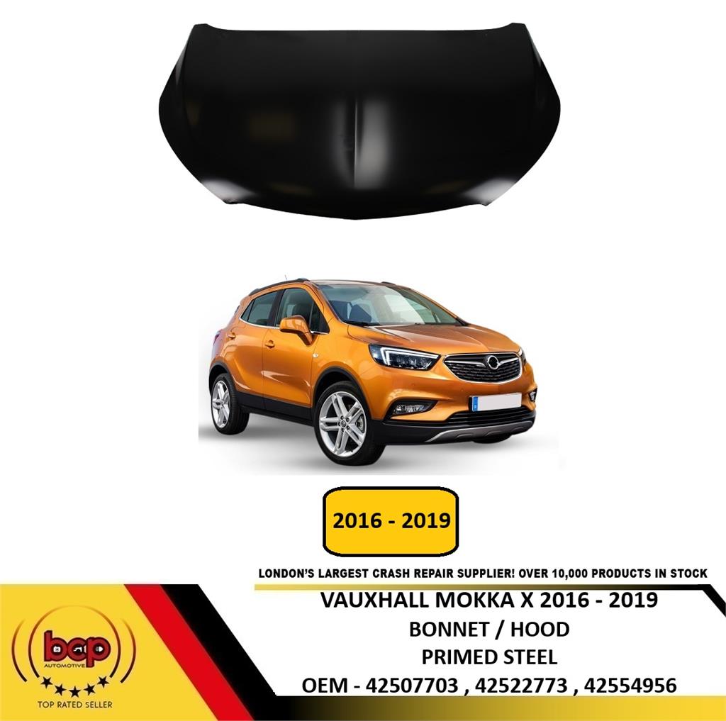 VAUXHALL MOKKA X 2016 - 2021 BONNET PRIMED NEW INSURANCE APPROVED READY TO PAINT