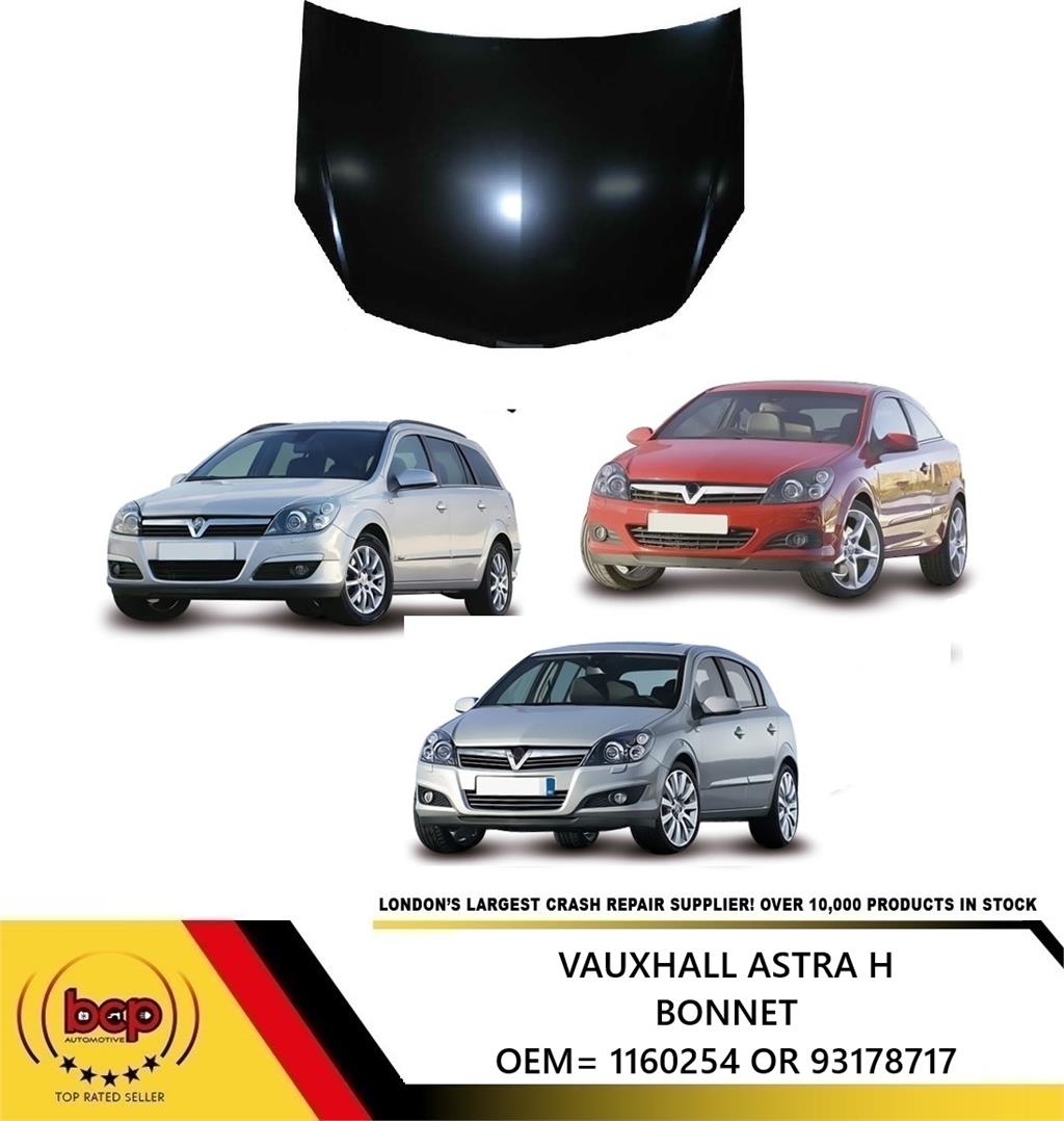VAUXHALL ASTRA H MK5 2004 - 2012 BONNET 3 DOOR & 5 DOOR INSURANCE APPROVED