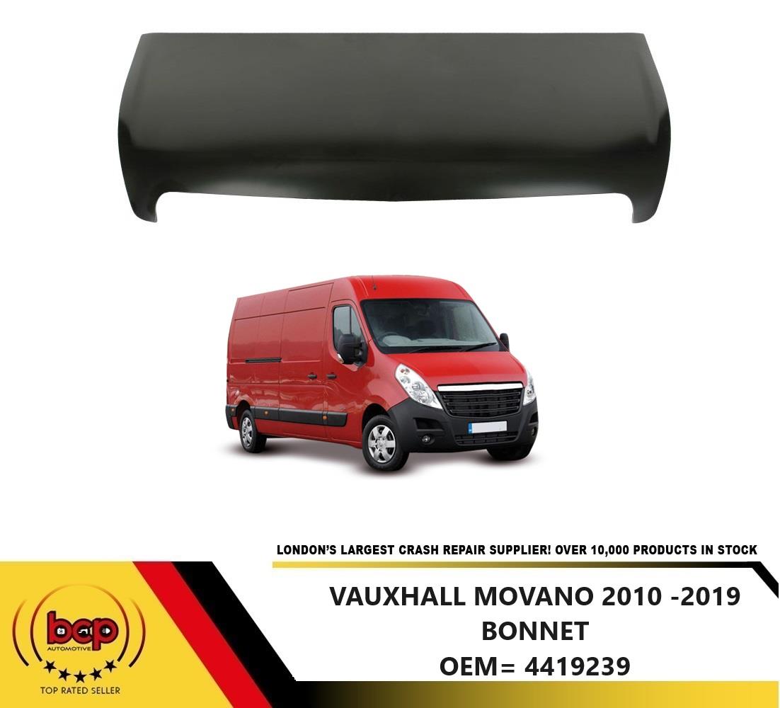 VAUXHALL MOVANO 2010 – 2019 BONNET HOOD PANEL INSURANCE APPROVED