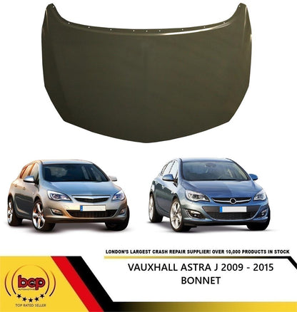 VAUXHALL ASTRA J 2009 - 2015 BONNET BRAND NEW INSURANCE APPROVED OEM QUALITY