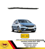 VAUXHALL ASTRA K 2019 – 2022 FRONT BUMPER SPOILER VALANCE DRIVER SIDE RIGHT