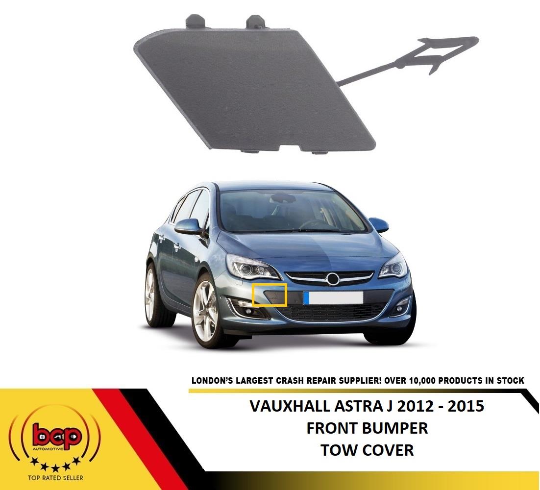 VAUXHALL ASTRA J 2012 – 2015 FRONT BUMPER TOW HOOK COVER CAR PRIMED 13368665