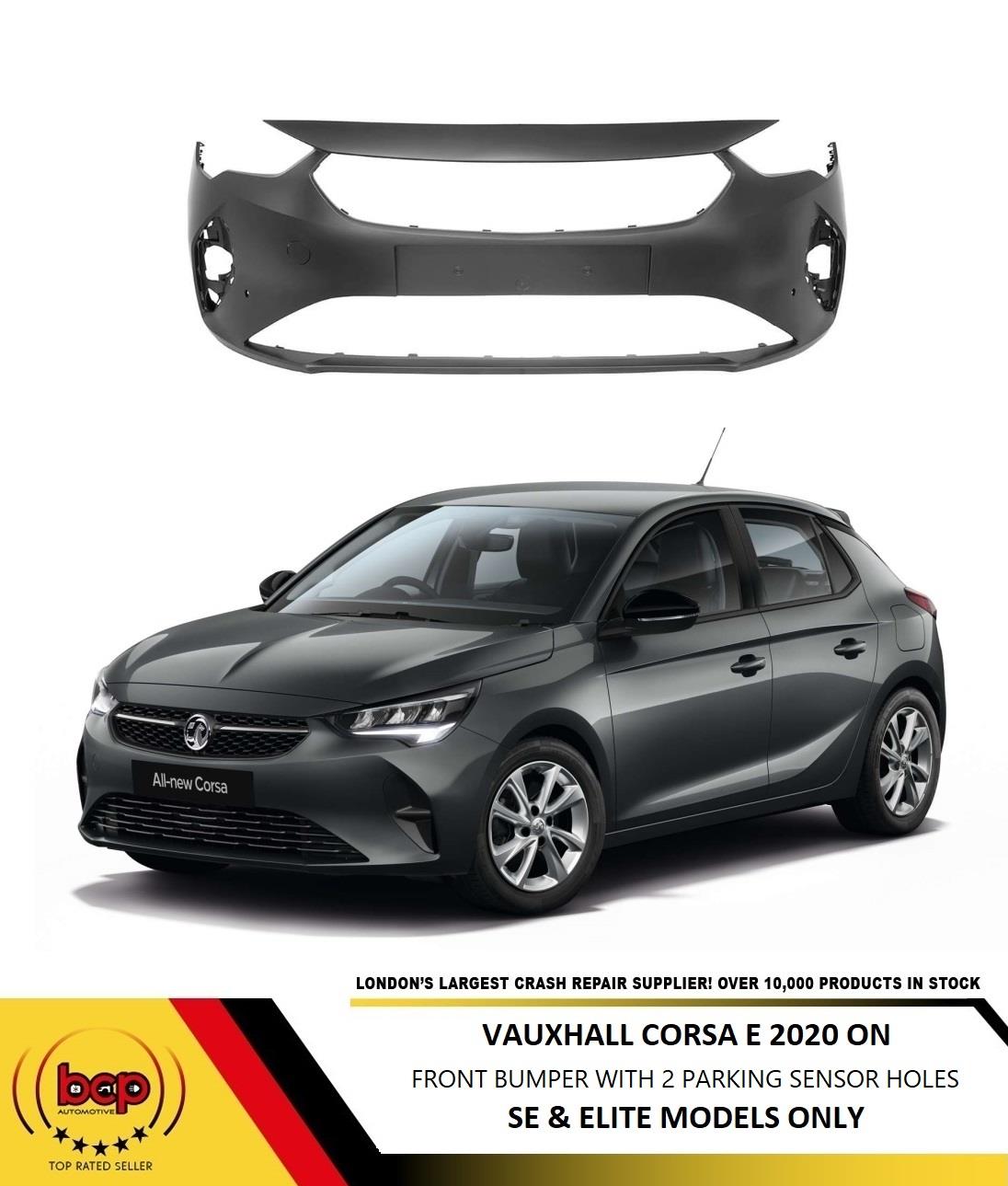 VAUXHALL CORSA F FRONT BUMPER 2020 - 2023 WITH PARKING SENSOR HOLES