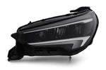 Load image into Gallery viewer, VAUXHALL CORSA F 2019 ONWARDS FRONT HEADLIGHT FULL LED PASSENGER SIDE LEFT BLACK
