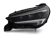 VAUXHALL CORSA F 2019 ONWARDS FRONT HEADLIGHT FULL LED PASSENGER SIDE LEFT BLACK