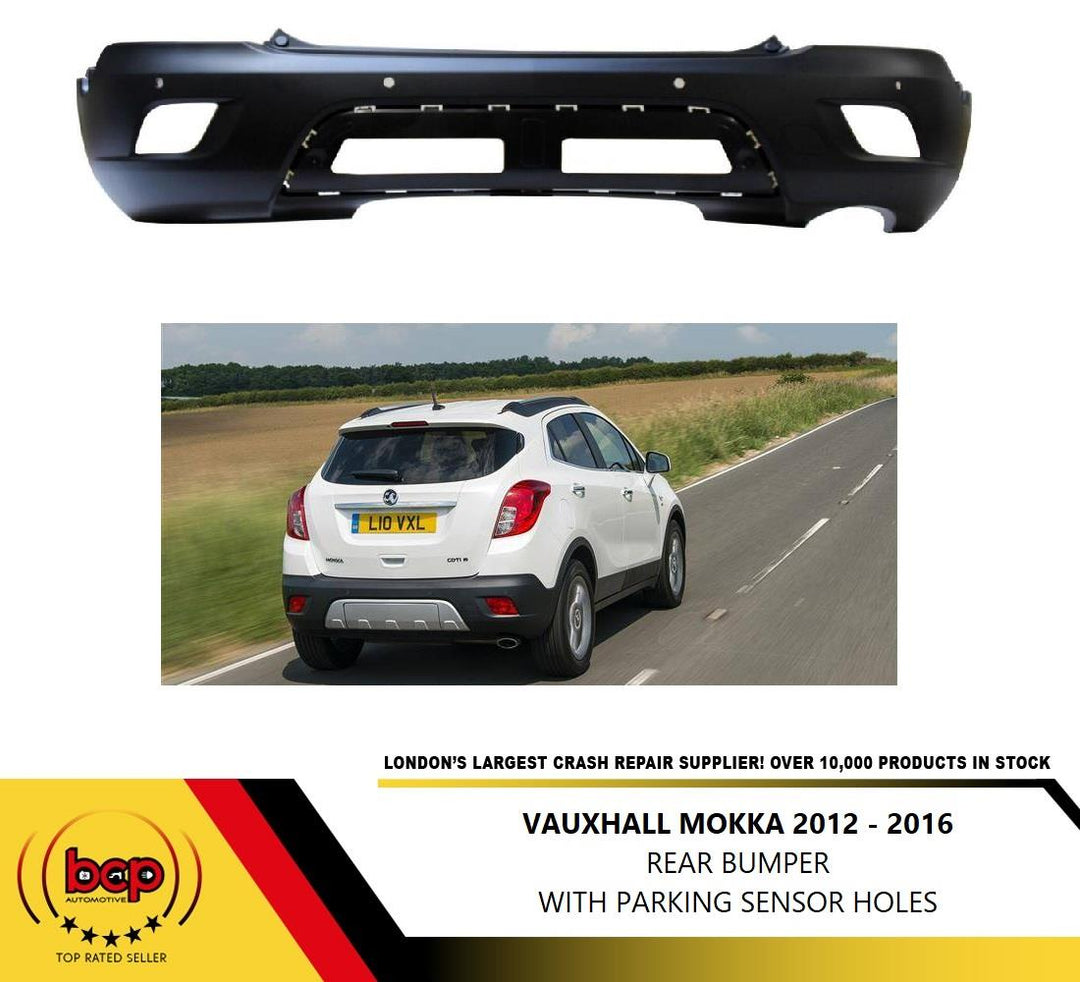 VAUXHALL MOKKA 2012 -2016 REAR BUMPER INSURANCE APPROVED WITH SENSOR HOLES
