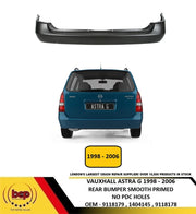 VAUXHALL ASTRA G 1998 - 2006 REAR BUMPER PRIMED ESTATE VAN NEW