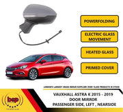 VAUXHALL ASTRA K 2016 - 2019 ELECTRIC POWER FOLDING DOOR WING MIRROR PASSENGERS