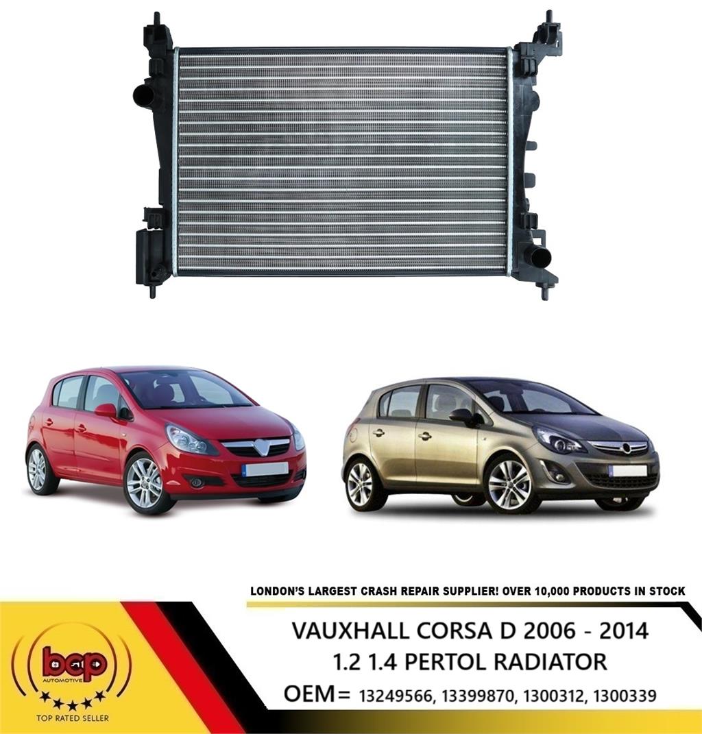 ADAM 2013 - 20191.2 1.4 ENGINE COOLING RADIATOR 1300312 13249566 1300339