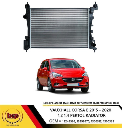 VAUXHALL CORSA E 2014 - 2019 1.2 1.4 ENGINE COOLING 1300312 13249566 1300339