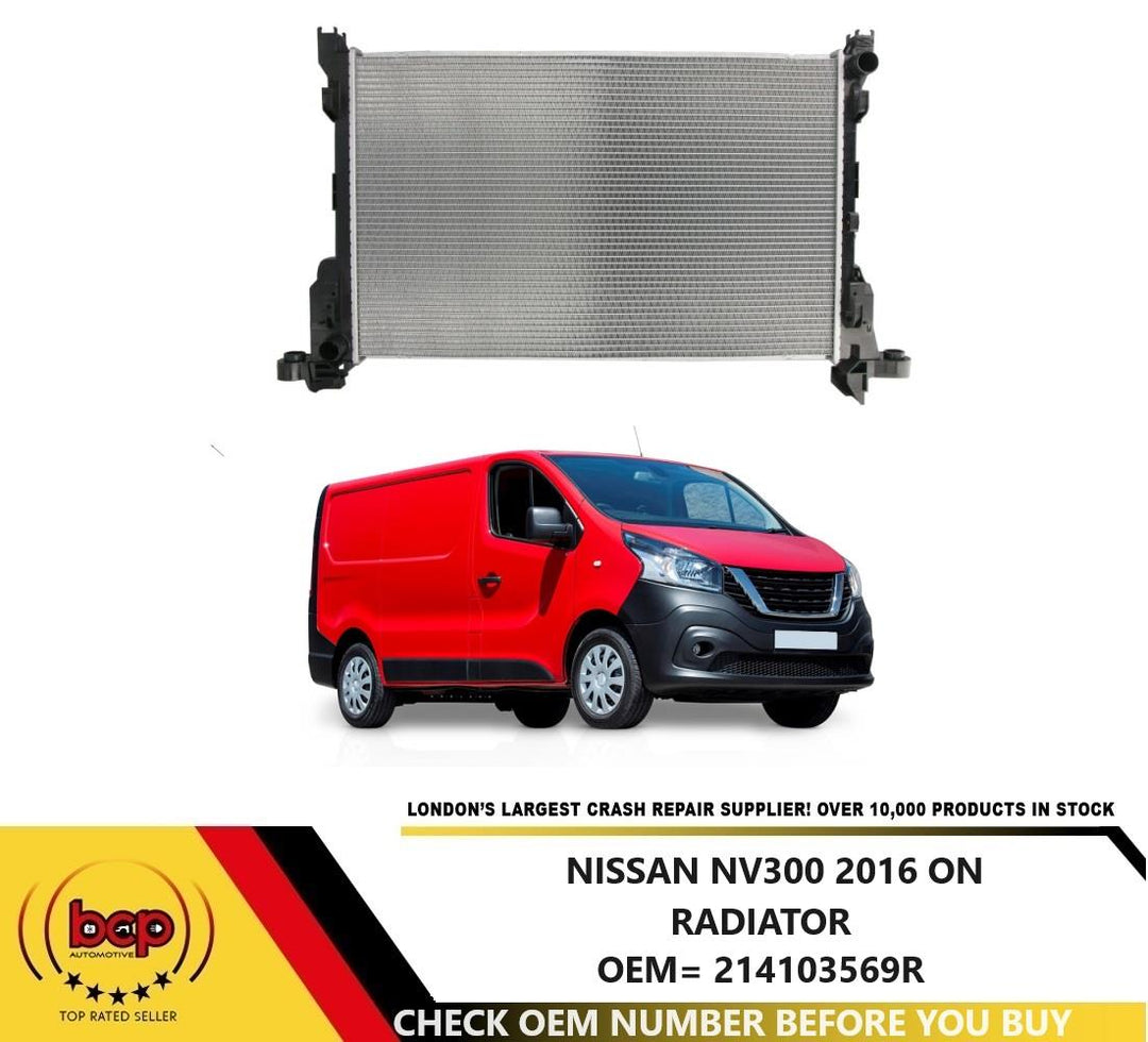 NISSAN NV300 2016 ON RADIATOR 1.6 DIESEL ENGINE WATER COOLING RADIATOR