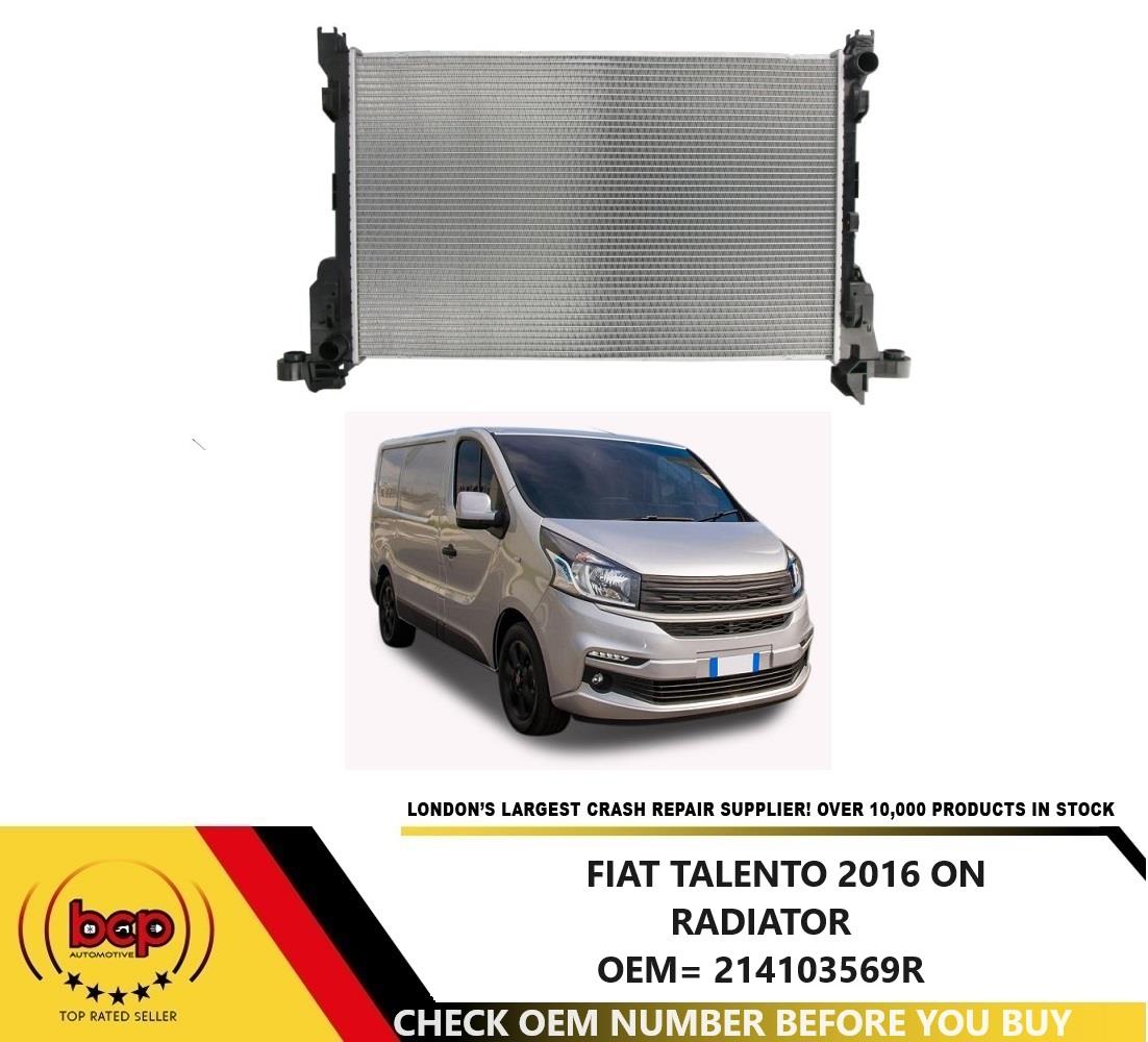 FIAT TALENTO 2016 ON RADIATOR 1.6 DIESEL ENGINE WATER COOLING RADIATOR