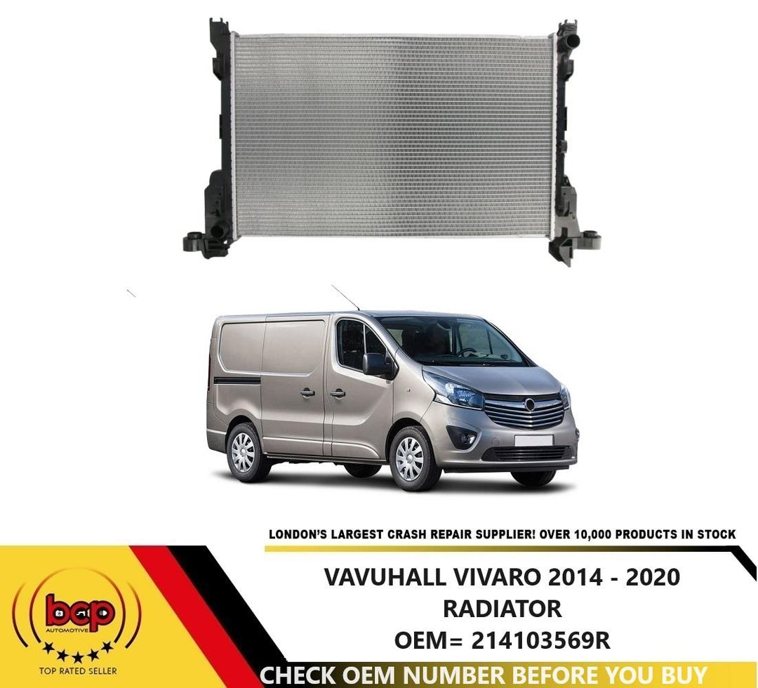 VAUXHALL VIVARO 2014 - 2019 RADIATOR 1.6 DIESEL ENGINE WATER COOLING RADIATOR