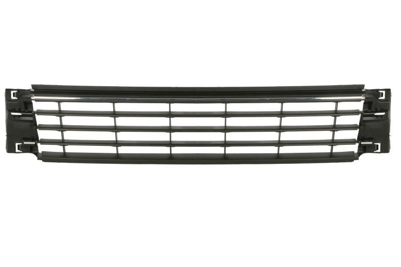 VW POLO 2014 – 2017 FRONT BUMPER LOWER CENTRE GRILLE WITH CHROME NEW OEM QUALITY