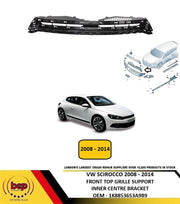 VW SCIROCCO 2009 - 2014 GRILLE INNER FRAME SECTION MAIN GRILLE 1K8853653A9B9