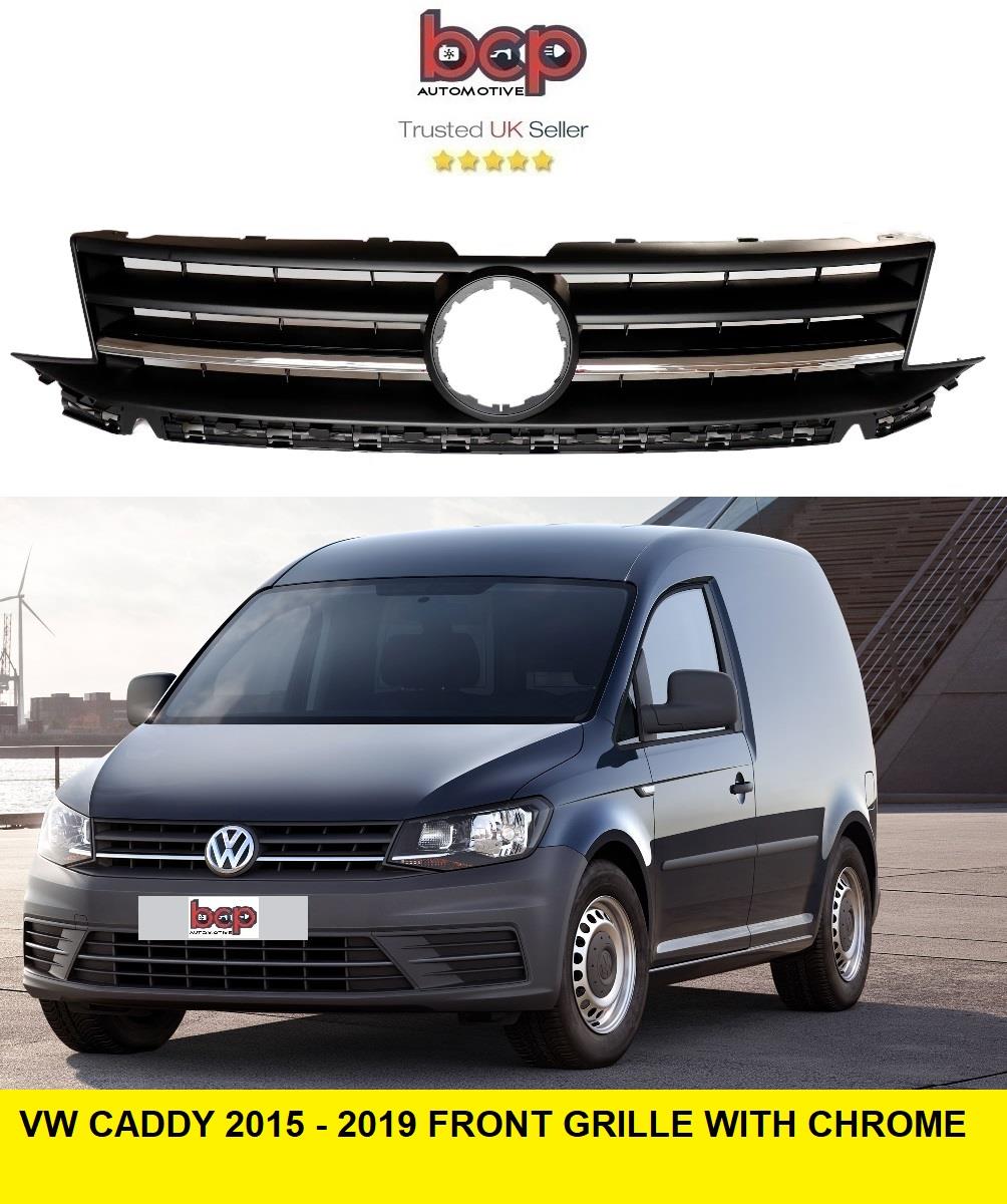 VW CADDY 2015 - 2021 GRILLE FRONT BUMPER MAIN RADIATOR WITH CHROME 2K5853651A