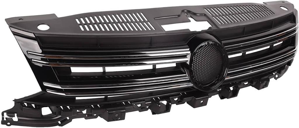VW TIGUAN 2011 - 2016 FRONT UPPER RADIATOR GRILLE WITH CHROME MOULDINGS NEW