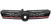VW GOLF MK7.5 GTI GTD 2017 -2020 FRONT RADIATOR GRILLE WITH RED AND CHROME TRIMS