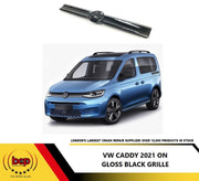 VW CADDY 2021 ON GRILLE RADIATOR BADGE HOLDER GLOSS BLACK 2K7853651041