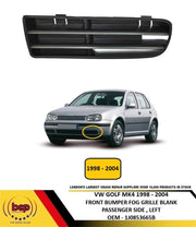 VW GOLF MK4 1998 - 2004 FRONT BUMPER LOWER GRILLE NO FOG HOLE PASSENGER LEFT