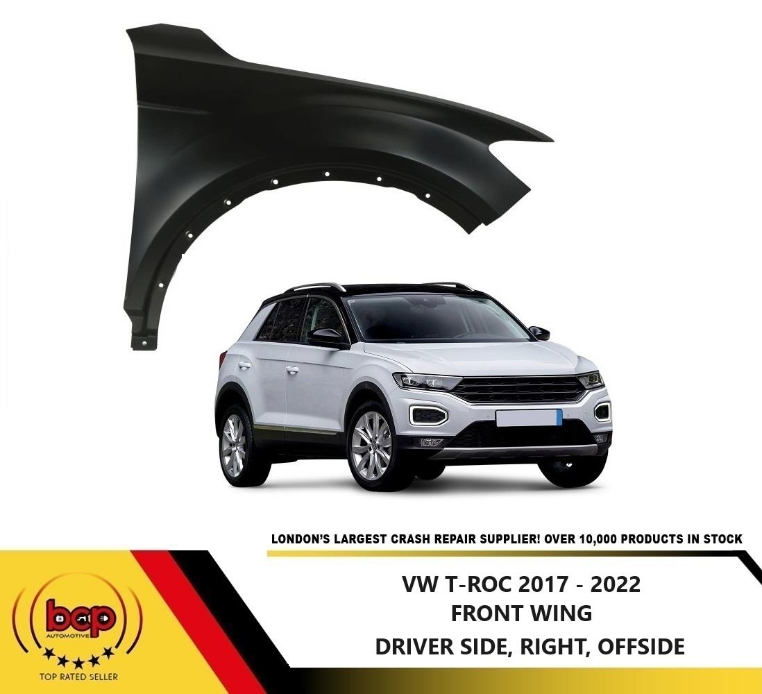 VW TROC 2017 - 2022 FRONT WING RIGHT DRIVERS SIDE OFFSIDE 2GA821022 PRIMED