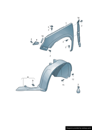 VOLKSWAGEN TIGUAN 2008 - 2016 FRONT WING DRIVER SIDE RIGHT BRAND NEW PRIMED