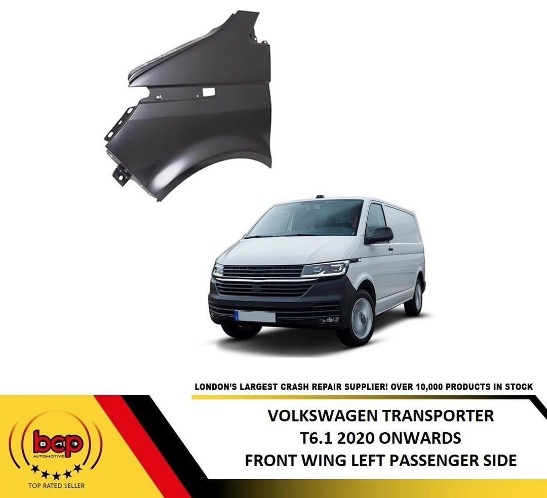 VW TRANSPORTER T6.1 2020 ON FRONT WING FENDER LEFT NEARSIDE PASSENGER SIDE PANEL