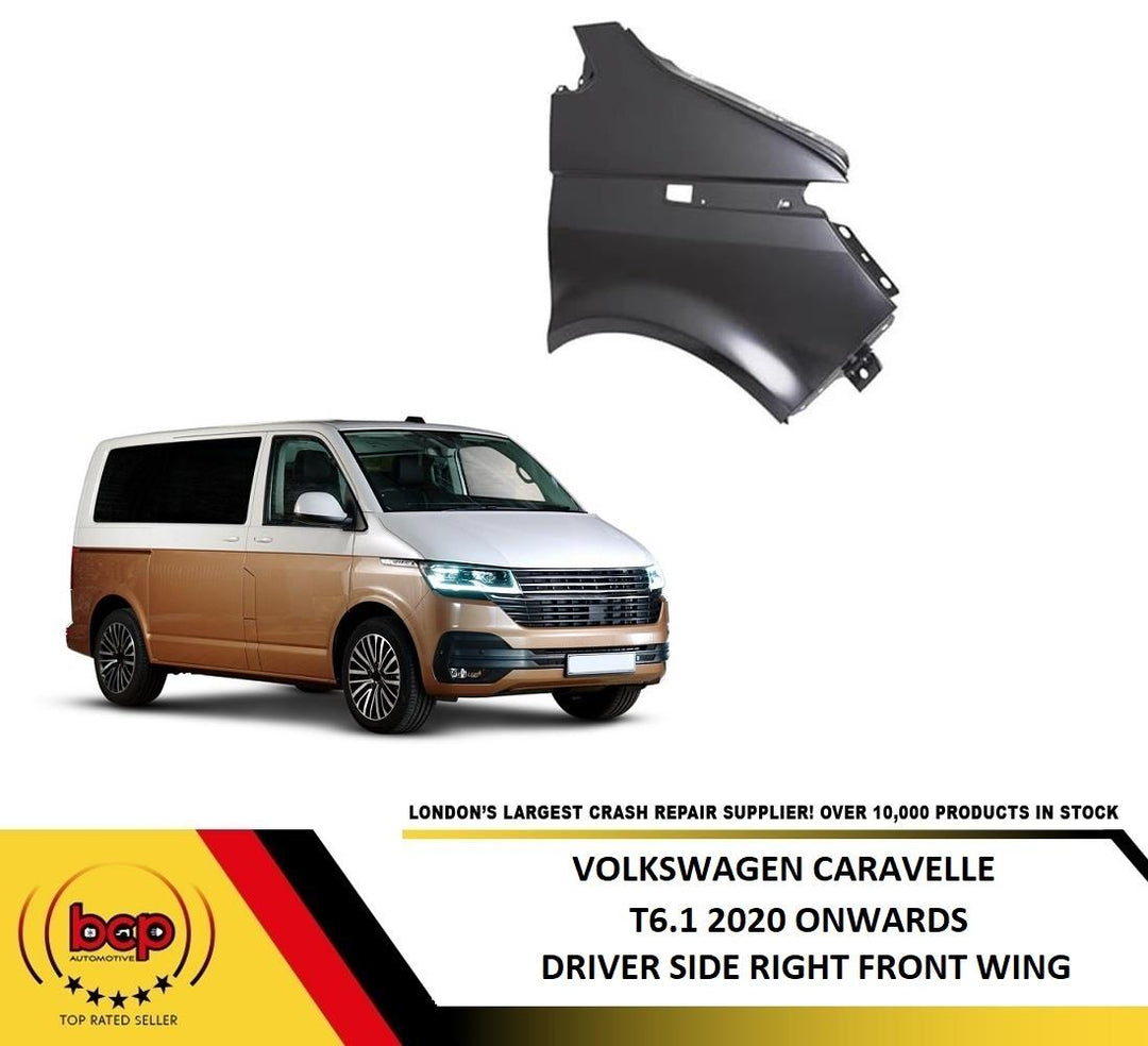VW CARAVELLE T6.1 2020 ON FRONT WING FENDER RIGHT DRIVERS SIDE PANEL OFFSIDE