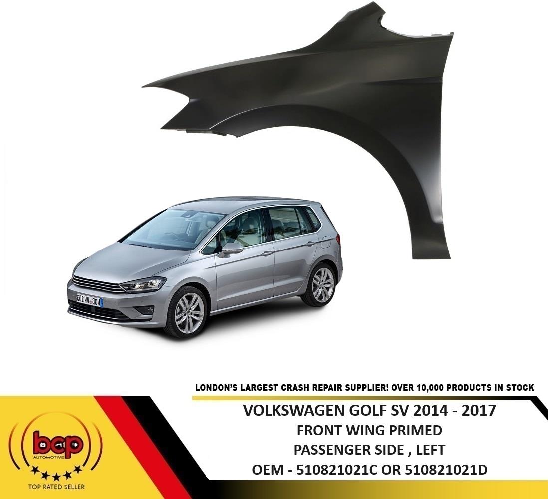 VOLKSWAGEN GOLF SV 2014 - 2021 FRONT WING PASSENGER SIDE FENDER PANEL LEFT