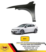 Load image into Gallery viewer, VW GOLF MK8 FACELIFT 2024 ON FRONT WING FENDER PRIMED PASSENGER SIDE LEFT NEW

