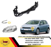 VW GOLF MK6 2009 -2013 FRONT HEADLIGHT LOWER PANEL BRACKET MOUNTING LEFT